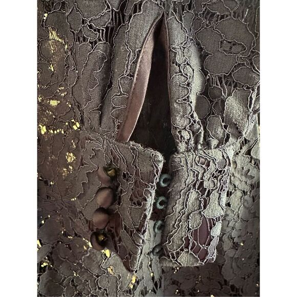 Generation Love Jada Lace Blouse in Navy Blue Size XS - Picture 5 of 10